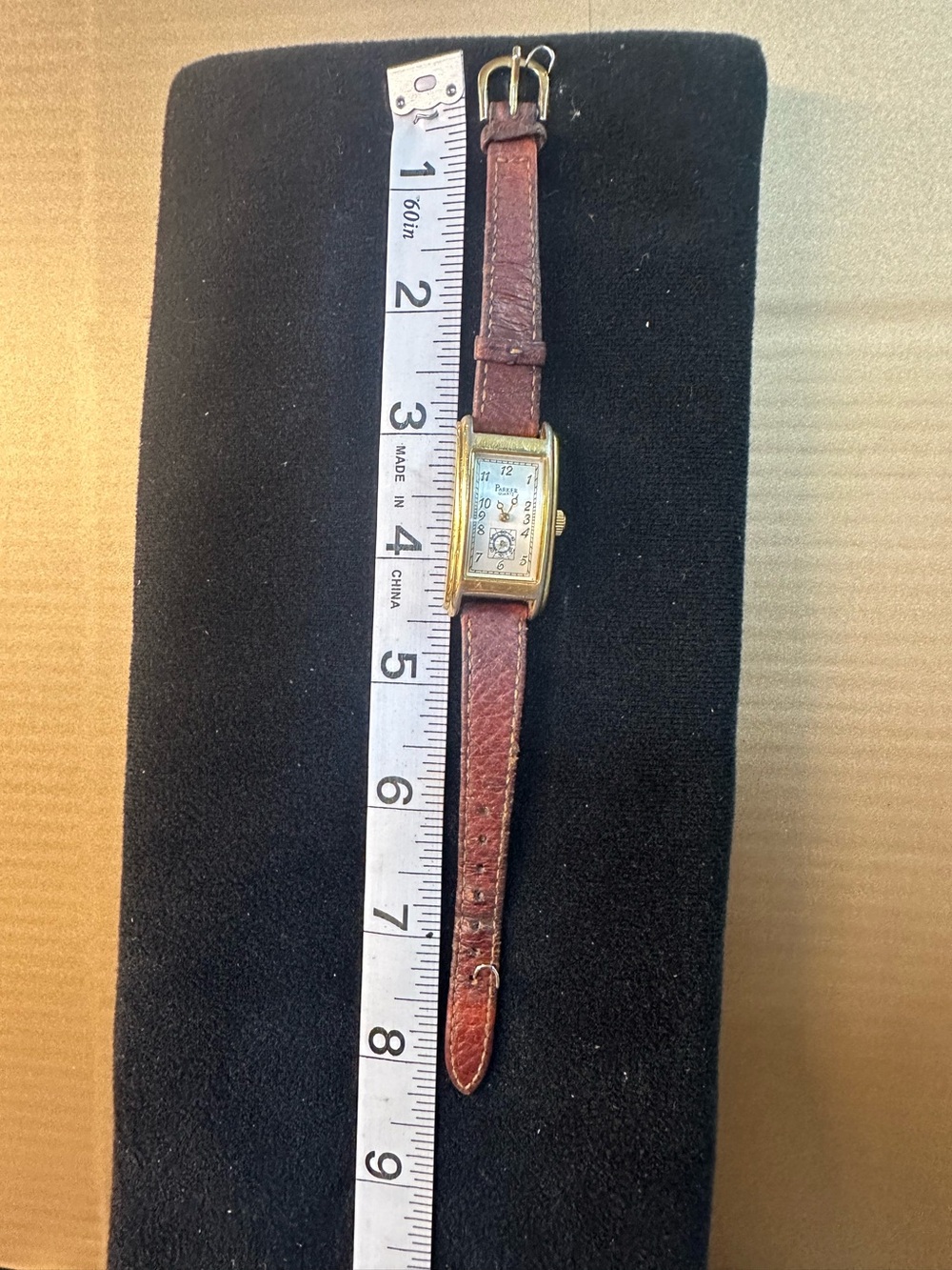 Vintage Parker Curvex quartz watch
